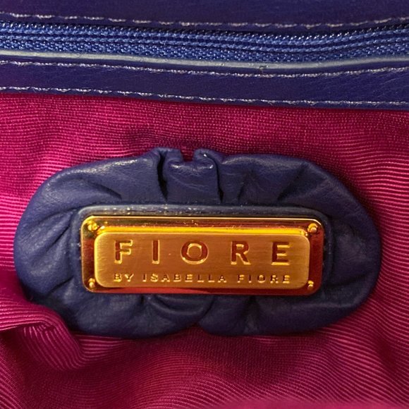 Fiore by Isabella Fiore Blue Floral Hobo - Picture 3 of 10